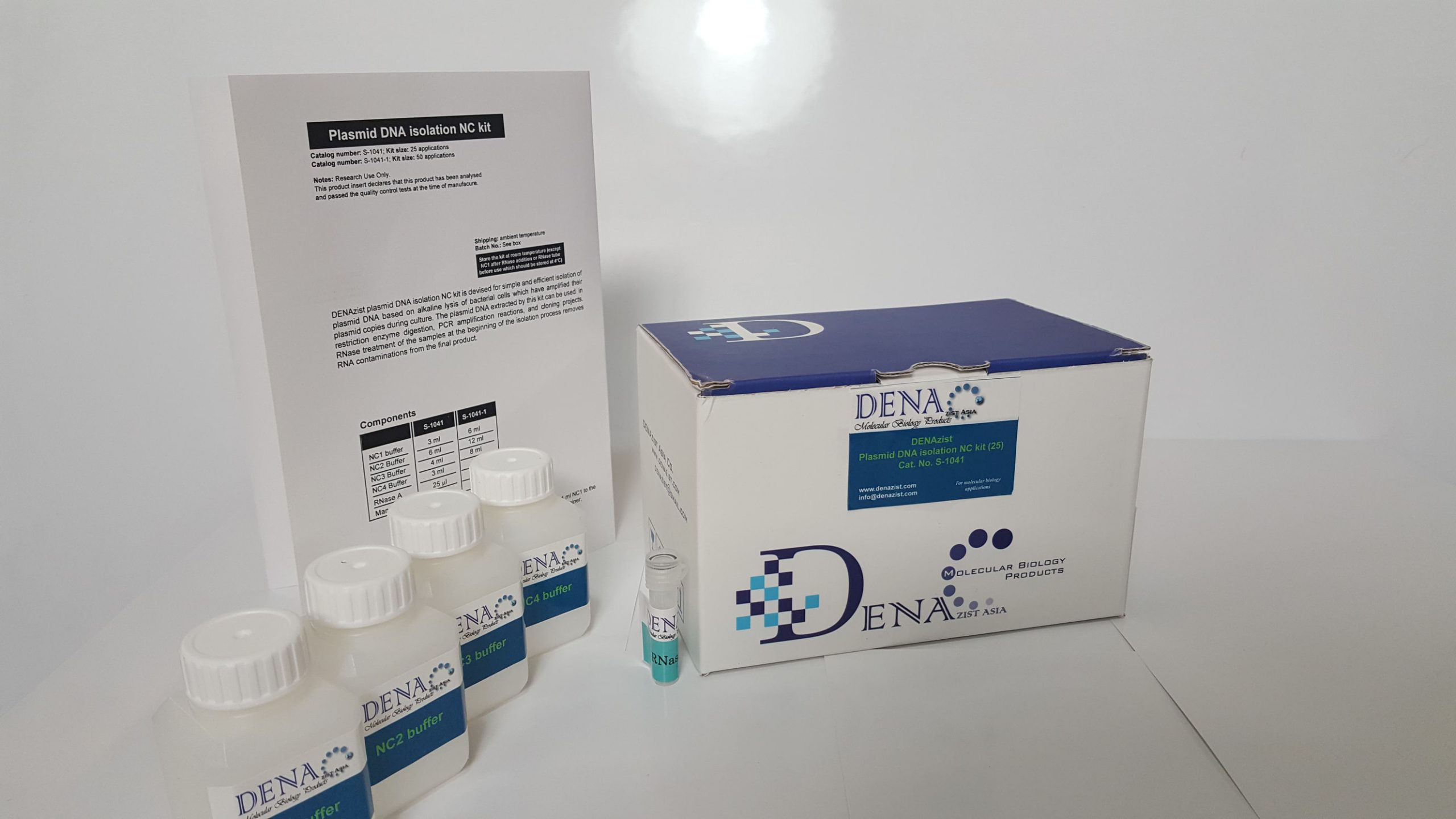 کیت استخراج پلاسمید (روش غیرستونی) Plasmid NC DNA isolation kit تخفیف