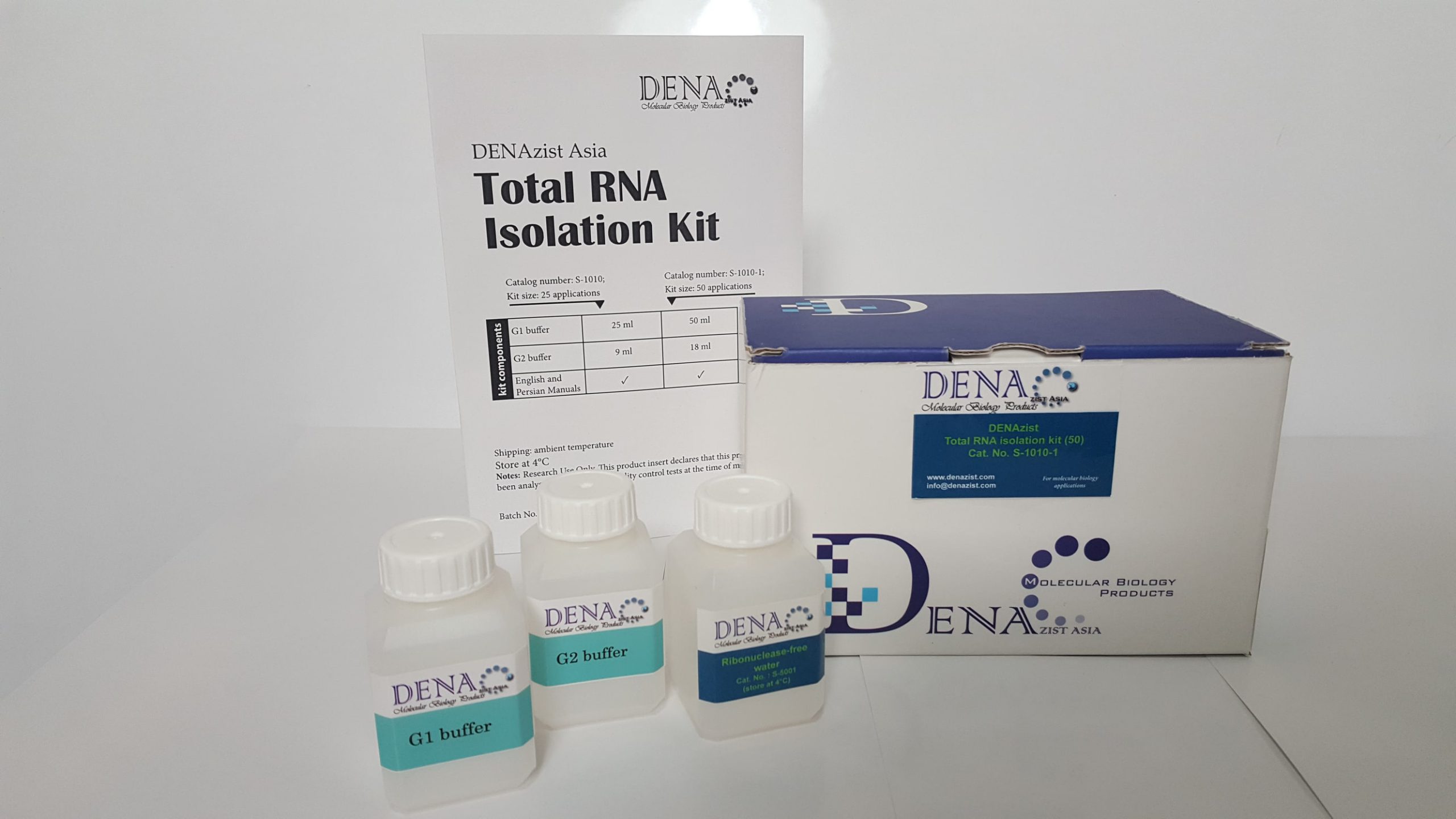 کیت استخراج Total RNA (روش غیرستونی)Total RNA isolation kit (تخفیف دار)